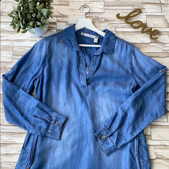 Chelsea & Violet Dresses & Skirts - Chelsea & Violet Chambray Shirt Dress